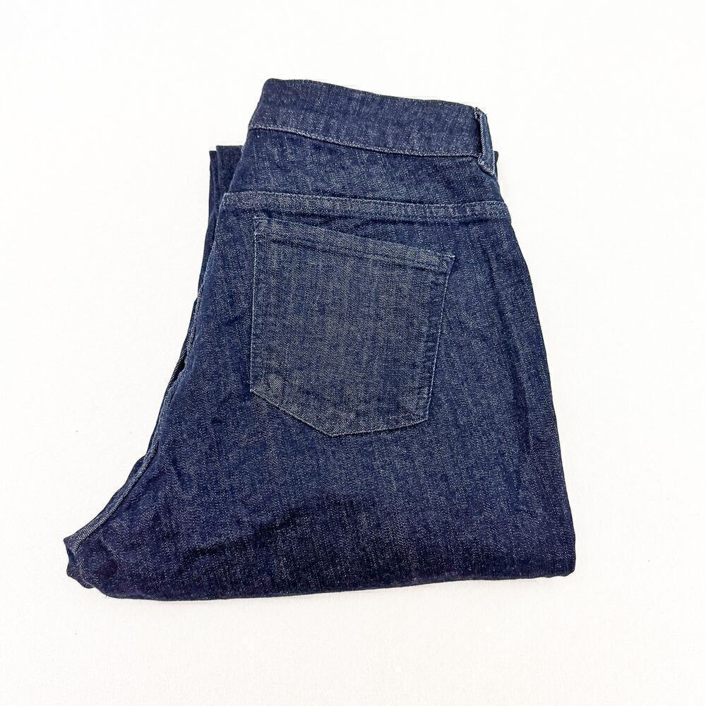 Longchamp Dark Wash Denim Jeans Straight Leg Size 42 Style L9915 COE 606 PE23